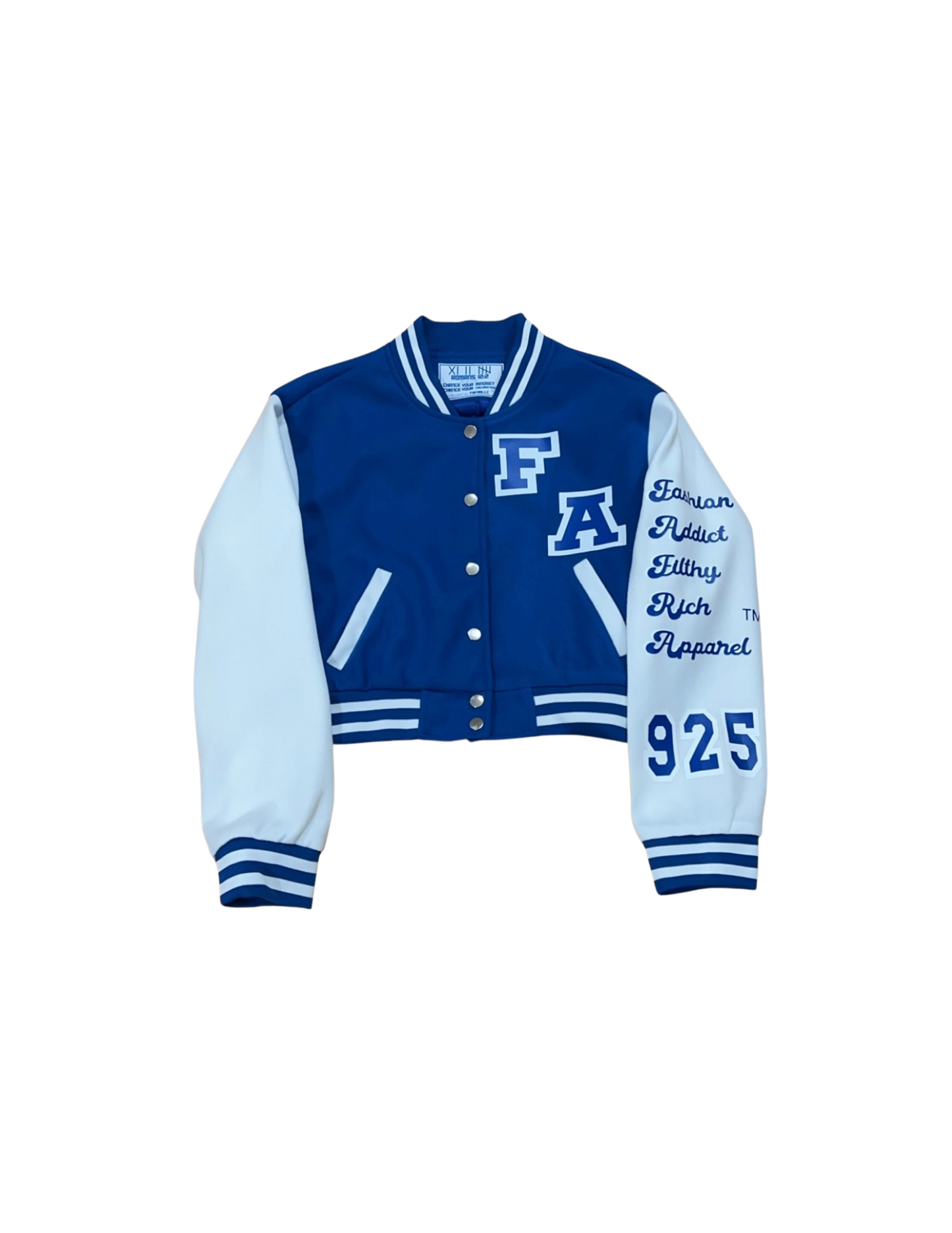 FAFRA Sports Cropped Jacket “Royal Blue”